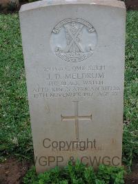 Dar Es Salaam War Cemetery - Meldrum, J D